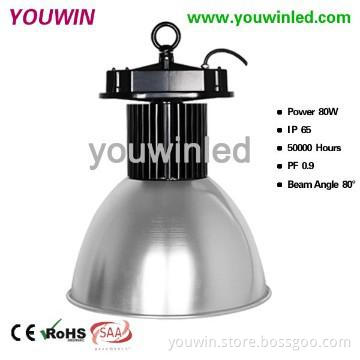 High Power 80w Industrial led low bay lighting